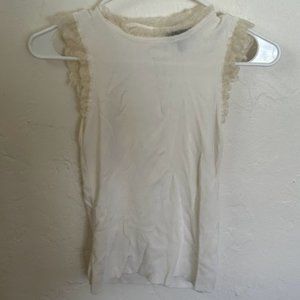 Sleeveless Ruffle Tank Top